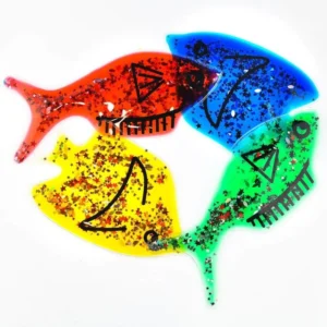 Peces de gelatina sensorial